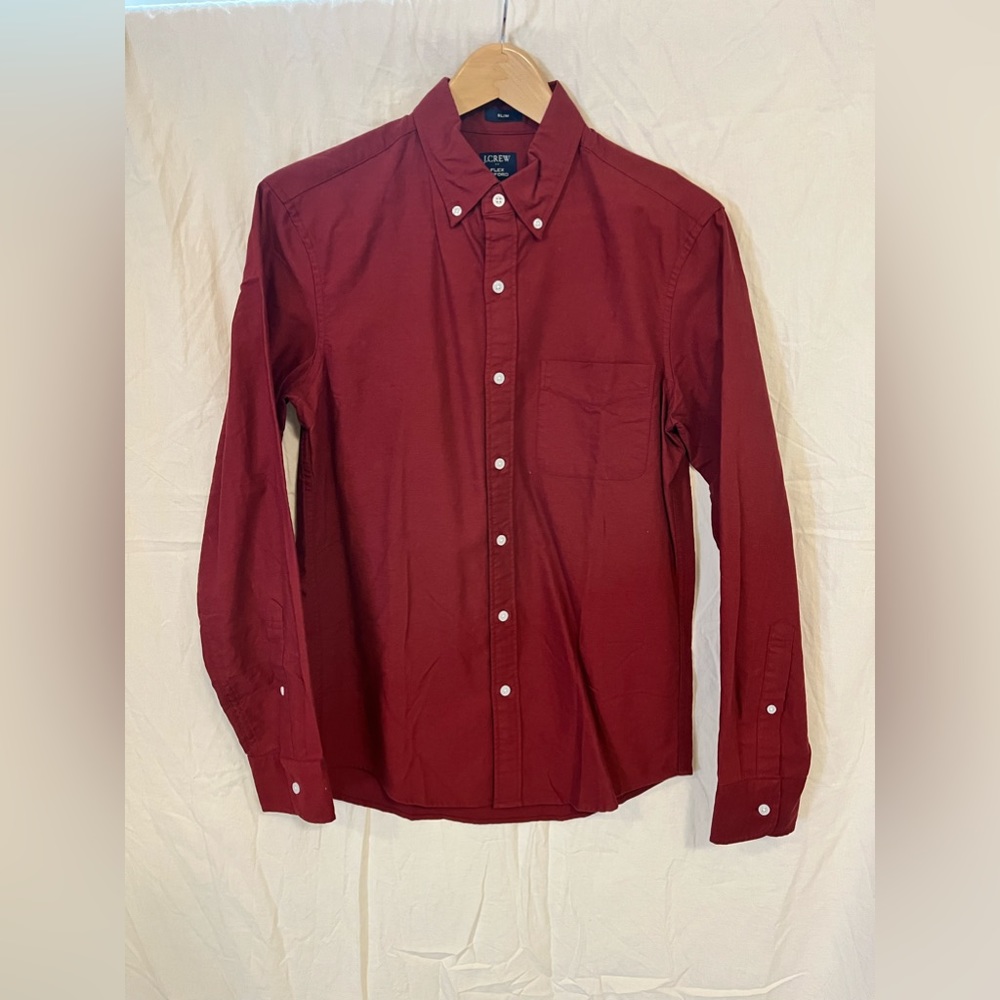 Jcrew mens slim fit flex Oxford shirt. Size small